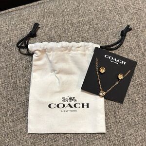 Coach Earring/necklace set